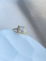 Square Halo Ring