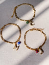 Ojitos Initial Bracelet