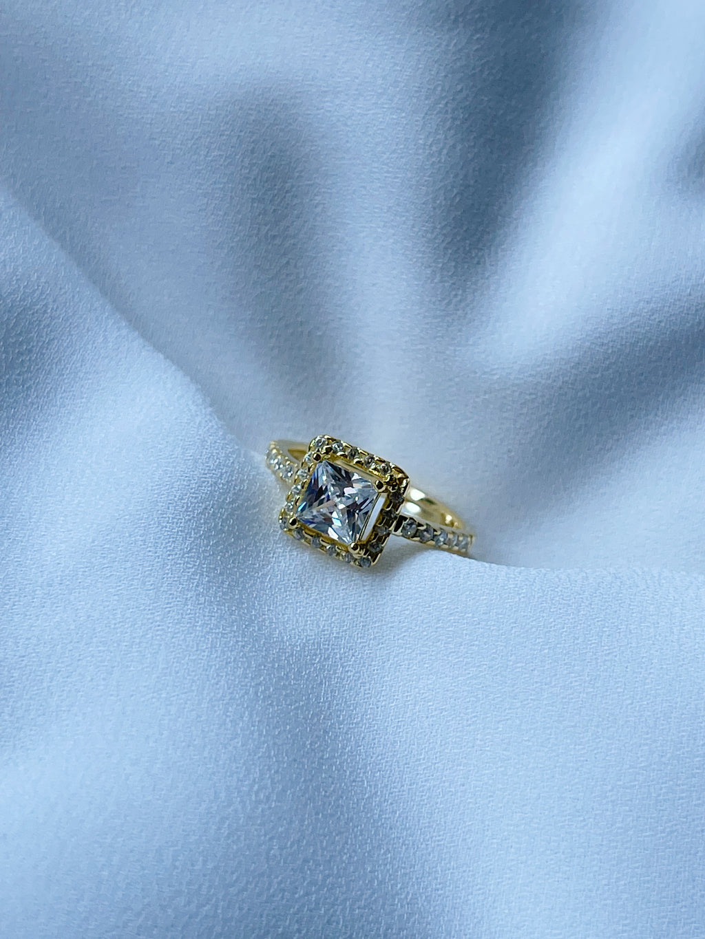 Square Halo Ring