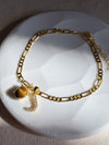 Tiger Eye Crystal Initial Bracelet
