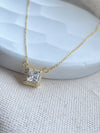 Square Halo Necklace